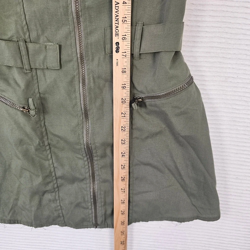 Leg Avenue Top Gun Goose Flight Dress Costume Olive Green Patches Womens Medium - Picture 8 of 12